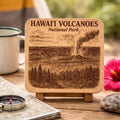 Hawaiʻi Volcanoes National Park Cork Coaster – Volcanic Landscape