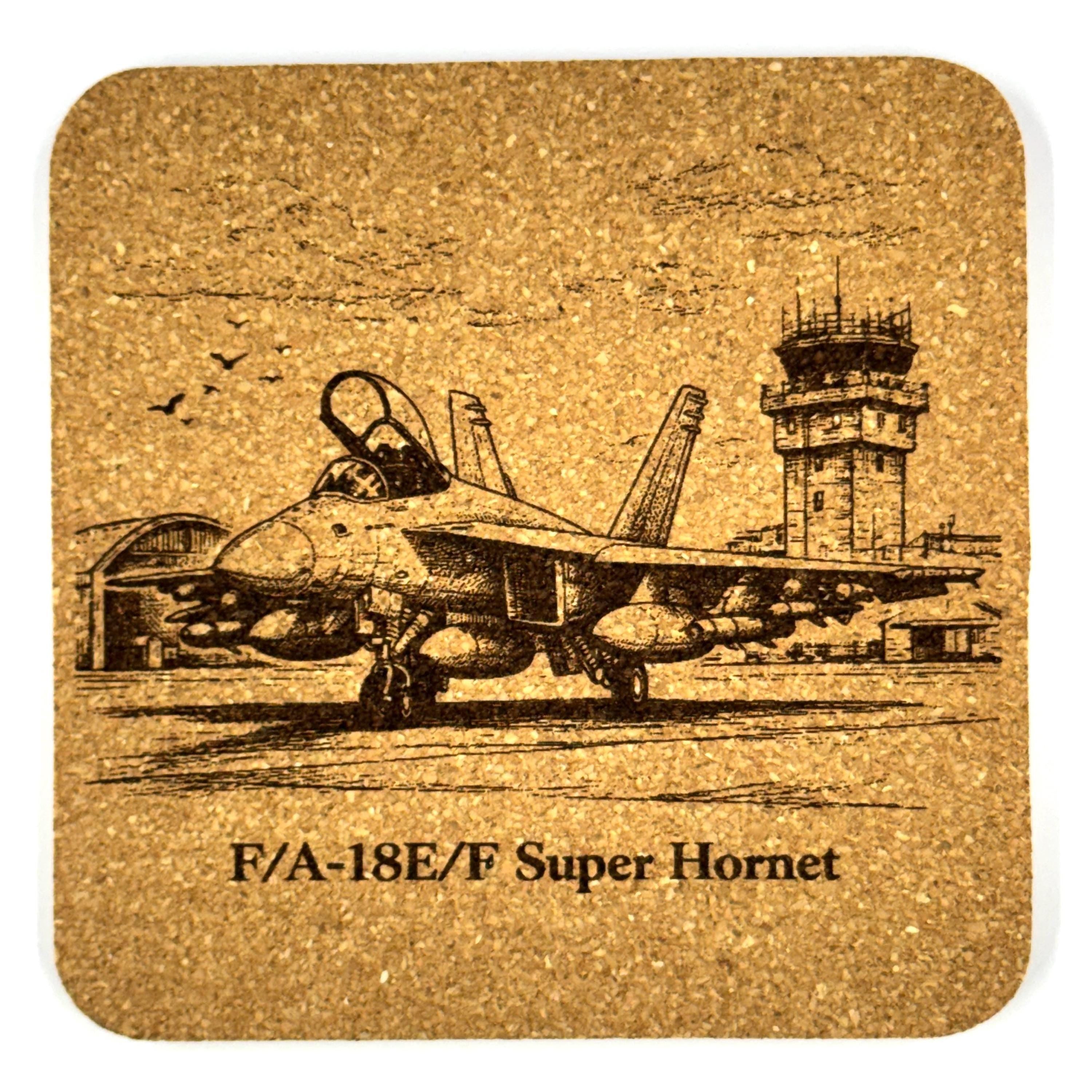 F/A-18 Super Hornet Cork Coaster Naval Aviation