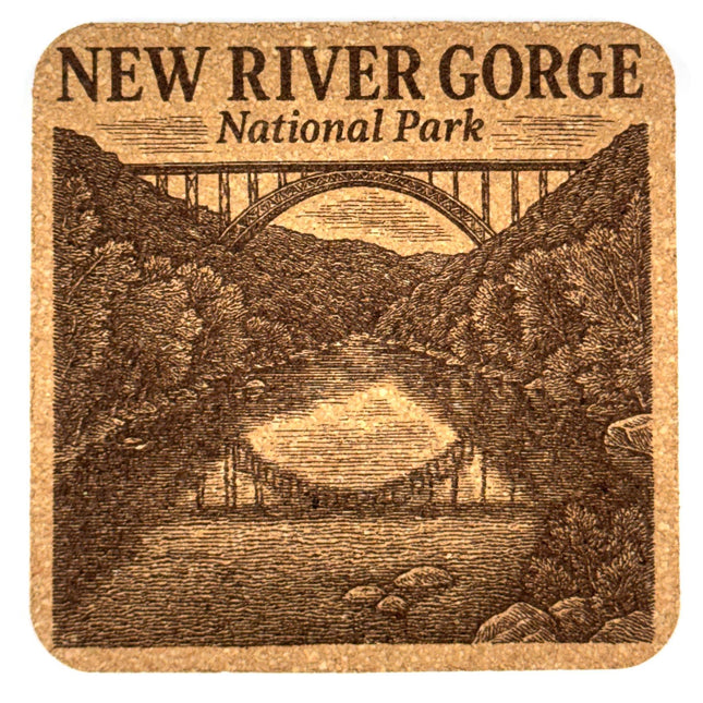 New River Gorge National Park Cork Coaster – West Virginia