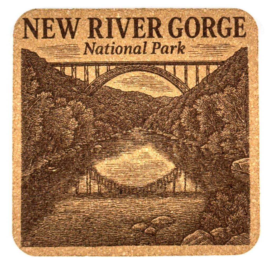 New River Gorge National Park Cork Coaster – West Virginia