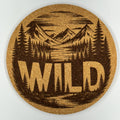 Wild Mountain Forest Cork Coaster