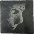 Masked Camp Slasher Slate Coaster – Classic Horror Art