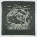 UH-72 Lakota Utility Helicopter Slate Coaster Light Duty Aircraft Design