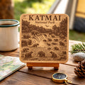 Katmai National Park Cork Coaster – Alaska Bear Art