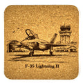 F-35 Lightning II Fighter Jet Cork Coaster