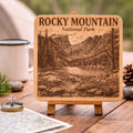 Rocky Mountain National Park Cork Coaster – Colorado Alpine Landscape