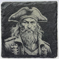 Classic Pirate Portrait – Slate Coaster