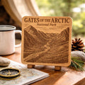 Gates of the Arctic National Park Cork Coaster – Alaska Wilderness Art