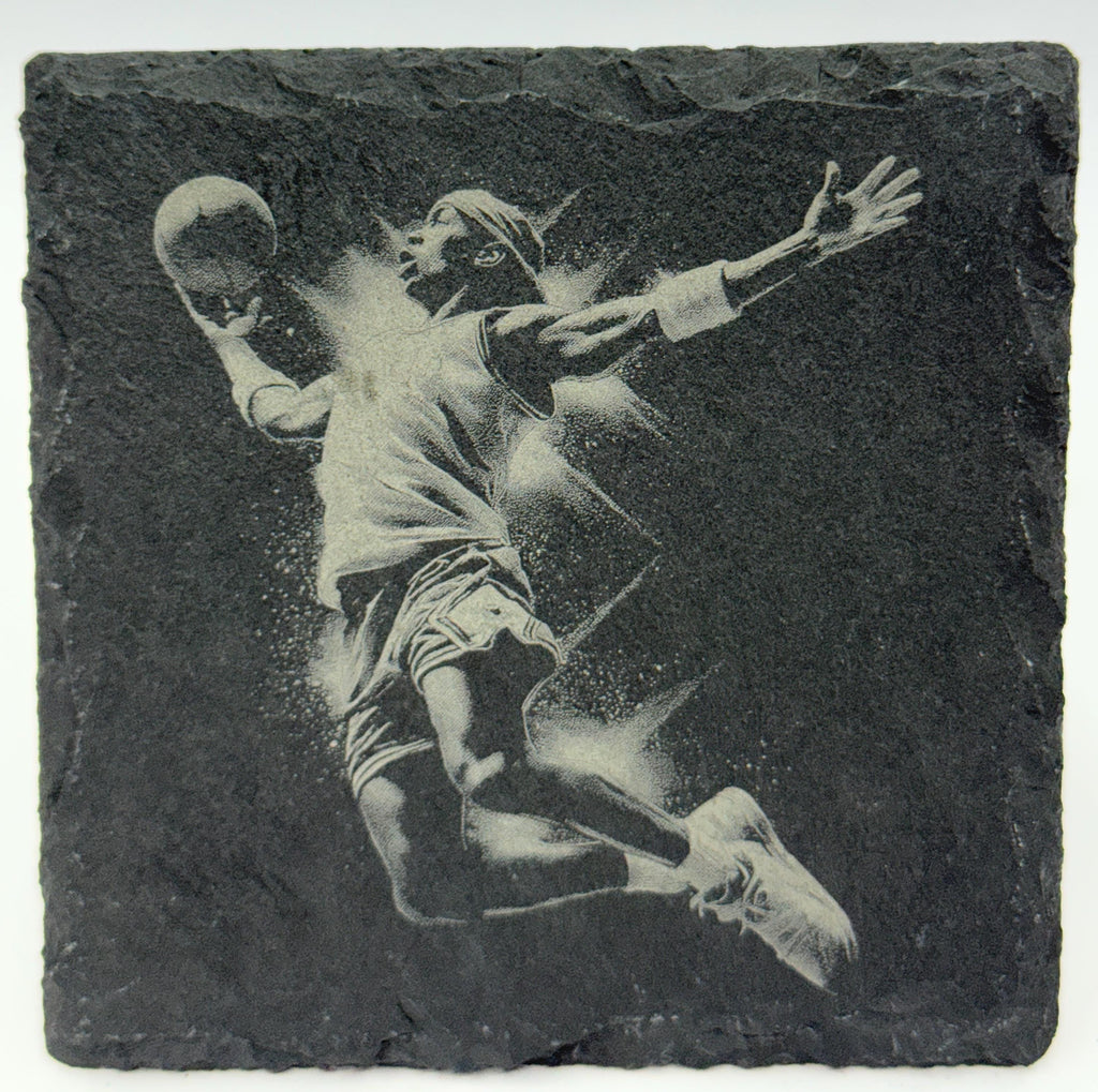Basketball Dunk Extension – Action Slate Coaster