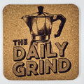 The Daily Grind Cork Coaster – Coffee Lover Kitchen Coaster
