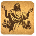 esus Teaching Cork Coaster – Christian Biblical Artwork