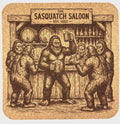 The Sasquatch Saloon – Bigfoot Bar Cork Coaster