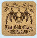 Bat Social Club Cork Coaster