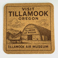 Tillamook Air Museum Cork Coaster – Visit Tillamook Oregon Aviation Art