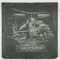 AH-1Z Viper Attack Helicopter Slate Coaster Precision Strike Aircraft