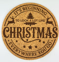 It’s Beginning to Look Like Christmas Cork Coaster – Classic Holiday Decor