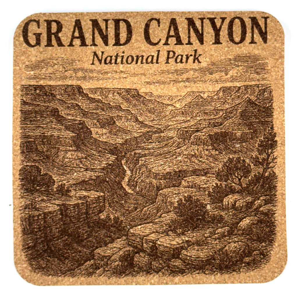 Grand Canyon National Park Cork Coaster – Arizona Canyon Art