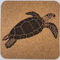 Sea Turtle Underwater Scene – Nature Cork Coaster