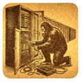 Bigfoot Network Tech Cork Coaster – Data Center Humor Design