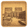 Philae Temple Coaster – Ancient Egypt Island Temple Engraved Art