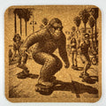 Bigfoot Skateboard Cork Coaster – Venice Beach Skater Art