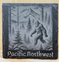 Bigfoot in the Forest – Pacific Northwest Slate Coaster