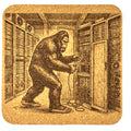 Bigfoot Cable Tech Cork Coaster – Server Room IT Humor