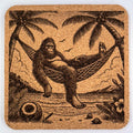 Bigfoot Hammock Coaster – Relaxing Tropical Sasquatch Scene
