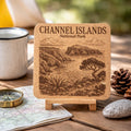 Channel Islands National Park Cork Coaster – California Coastal Island Landscape Art