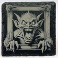 Screaming Gremlin Slate Coaster – Dark Fantasy Horror Art