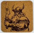Viking with Broad Sword – Cork Coaster