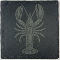 Classic Lobster Slate Coaster – Vintage Nautical Ocean Art
