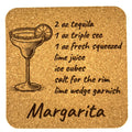 Margarita Recipe Cork Coaster – Classic Cocktail Drink Decor