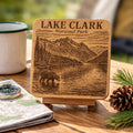 Lake Clark National Park Cork Coaster – Alaska Wildlife Art