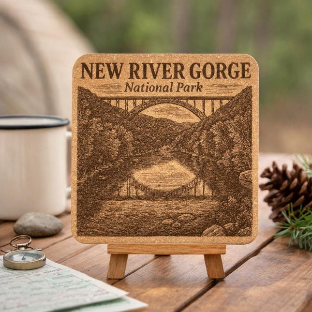 New River Gorge National Park Cork Coaster – West Virginia
