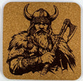 Viking Holding Axe – Cork Coaster