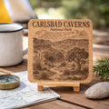 Carlsbad Caverns National Park Cork Coaster – New Mexico Cave Landscape Art