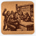 The Drunken Squatch – Bigfoot Bar Cork Coaster