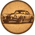 Classic Racing Sports Car – Laser Engraved Round Cork Coaster