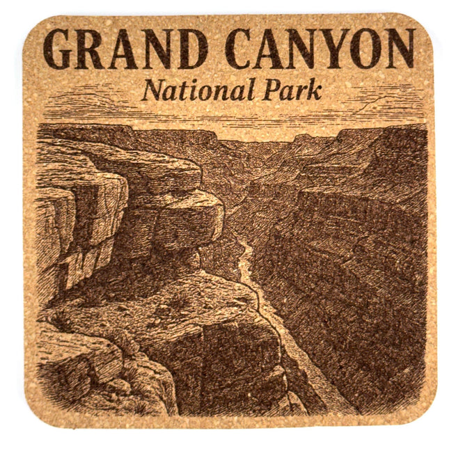Grand Canyon National Park Cork Coaster – Colorado River View