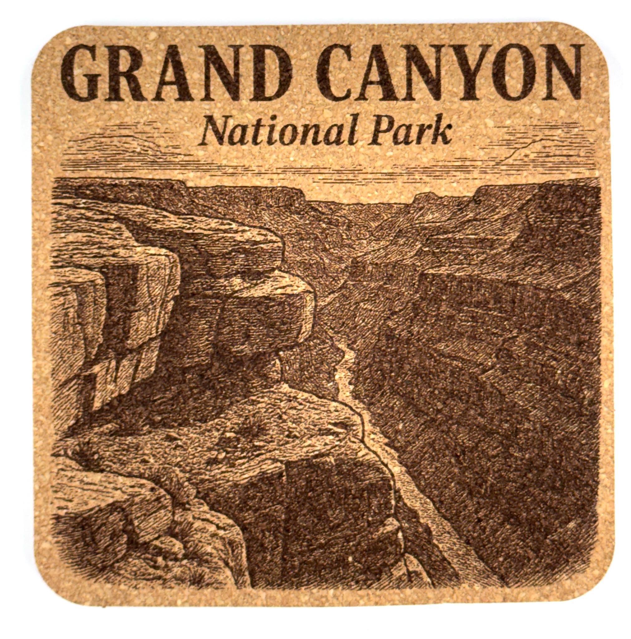 Grand Canyon National Park Cork Coaster – Colorado River View
