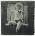Bluegrass Violinist – Folk Music Slate Coaster