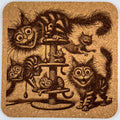 Catnip Cats – Tower of Cat-tastrophe Cheshire Coaster