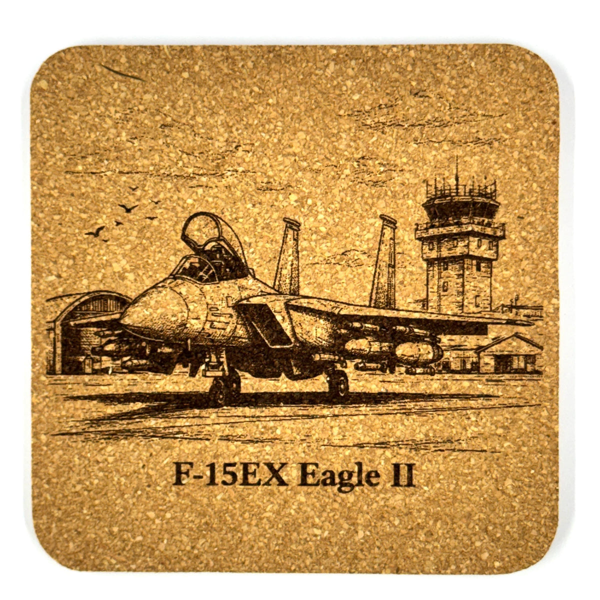 F-15EX Eagle II Fighter Jet Cork Coaster