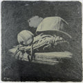 Baseball Gear Still Life – Dugout Slate Coaster