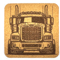 Built Like a Freight Train – Heavy Duty Diesel Truck Cork Coaster