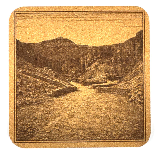 Valley of the Kings Coaster – Desert Tomb Landscape Egypt Engraved Art