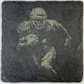 Football Running Back Charge – Action Slate Coaster