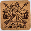 Bigfoot Pacific Northwest Wanderer – Cork Coaster