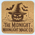 Midnight Moonlight Magic Cork Coaster
